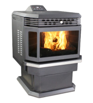 US Stove 2,200 sq. ft. AP5660 Ashley Bay Front Pellet Stove with Pellet Vent Kit