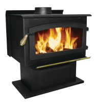 US Stove 2000 sq. ft. King 89,000 BTU EPA Certified Wood Stove with Blower