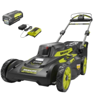 RYOBI 20 in. 40-Volt Brushless Lithium-Ion Cordless Self-Propelled Walk Behind Mower