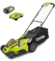 Ryobi 16 In.40-volt Lithium-ion Cordless Walk-behind Lawn Mower With 2 Batteries